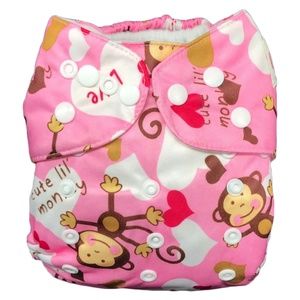 IXYVIA 1Cloth Pocket Diapers Adjustable Snaps #10